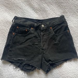 LEVI’S 501 HIGH RISE DENIM SHORTS